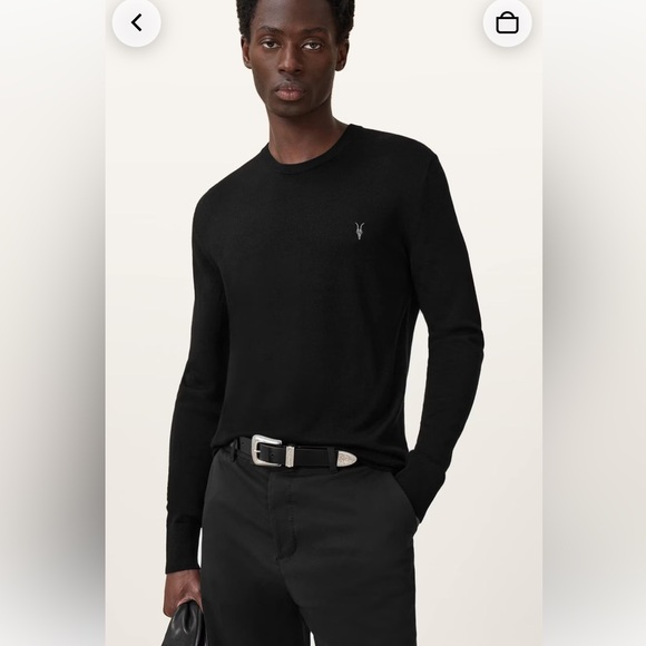 Allsaints “Mode” Merino Wool Crew Neck Sweater (M) *ESSENTIAL*